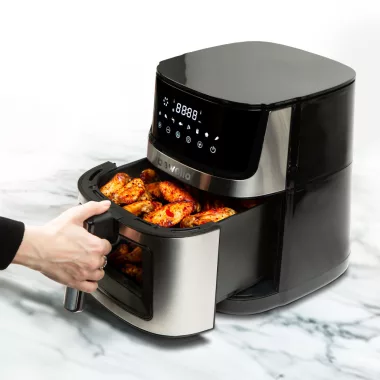 BEWELLO BW1002C Olaj nélküli fritőz - XXL - alul-felül fűtőszálas - 230V - 7,5L BEWELLO BW1002C Olaj nélküli fritőz - XXL - alul-felül fűtőszálas - 230V - 7,5L