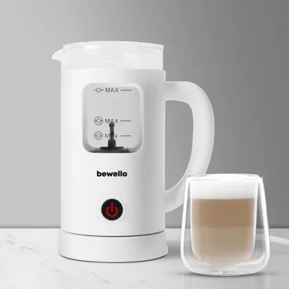 BEWELLO BW1018 Elektromos tejhabosító - 220 - 240V - 550 W - fehér BEWELLO BW1018 Elektromos tejhabosító - 220 - 240V - 550 W - fehér