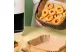 BEWELLO BW1020A Air fryer sütőpapír - olaj nélküli sütőhöz - négyzet - 20 cm - 50 db / csomag BEWELLO BW1020A Air fryer sütőpapír - olaj nélküli sütőhöz - négyzet - 20 cm - 50 db / csomag