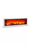 BEWELLO BW2015WH Kandalló LED-es lánghatással - fehér - elemes / USB-s - 60 x 10 x 20 cm BEWELLO BW2015WH Kandalló LED-es lánghatással - fehér - elemes / USB-s - 60 x 10 x 20 cm