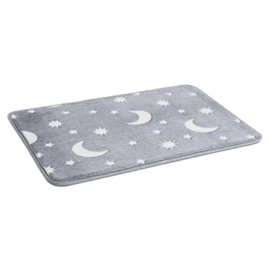 BEWELLO BW2061A Világító szőnyeg - szürke, foszforeszkáló - 60 x 40 cm BEWELLO BW2061A Világító szőnyeg - szürke, foszforeszkáló - 60 x 40 cm