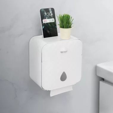 BEWELLO BW3004 WC-papír tartó szekrény - fehér - 205 x 125 x 220 mm BEWELLO BW3004 WC-papír tartó szekrény - fehér - 205 x 125 x 220 mm