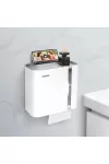 BEWELLO BW3005 WC-papír tartó szekrény - fehér - 248 x 130 x 230 mm