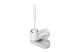 BEWELLO BW3007 WC kefe szett + tároló - 225 x 100 x 135 mm BEWELLO BW3007 WC kefe szett + tároló - 225 x 100 x 135 mm