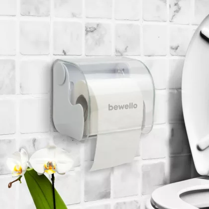 BEWELLO BW3019 WC-papír tartó - fehér - 145 x 130 x 123 mm - fehér BEWELLO BW3019 WC-papír tartó - fehér - 145 x 130 x 123 mm - fehér
