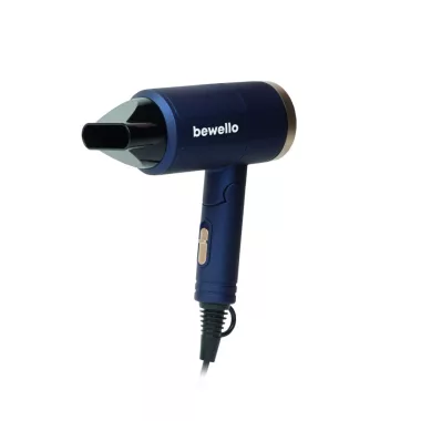 BEWELLO BW3040 Utazó hajszárító - 2 sebességes - 220-240V AC - max 1300 W BEWELLO BW3040 Utazó hajszárító - 2 sebességes - 220-240V AC - max 1300 W