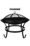 GLOBIZ DA00115 Kerti grill fedővel - 56 cm - fekete