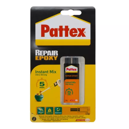 PATTEX H1519057 Univerzális epoxi ragasztó keverőszárral PATTEX H1519057 Univerzális epoxi ragasztó keverőszárral