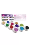 TYTOO TY50087 Csillámpor szett - TOP színek - 12 x 2,5 ml