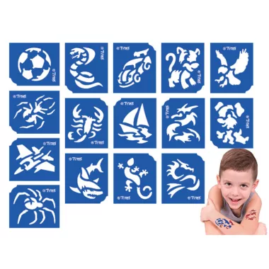 TYTOO TY50107 Sablon szett - fiúknak - 15 db-os