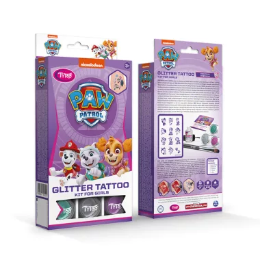 TYTOO TY50210 Paw Patrol lányos csillámtetoválás szett