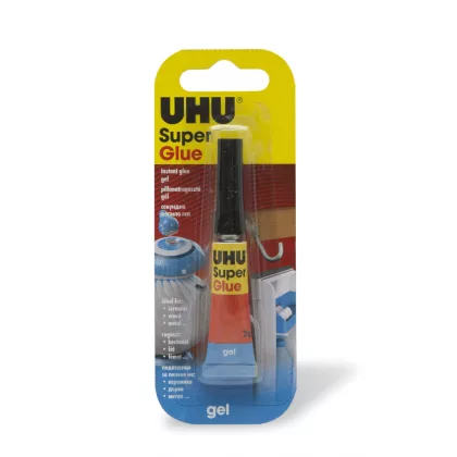 UHU U36690 Super Glue pillanatragasztó 2 g gél UHU U36690 Super Glue pillanatragasztó 2 g gél