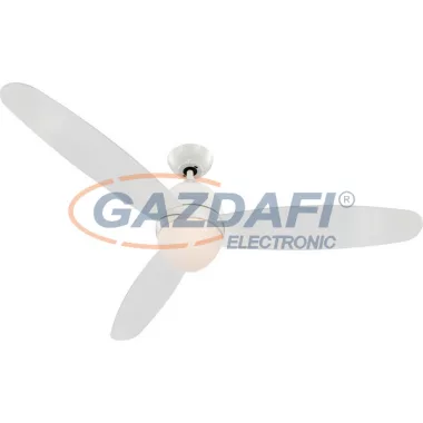 GLOBO 0300 Premier Ventillátor lámpával, 2x E27, 40W, test: fényes fehér, üveg