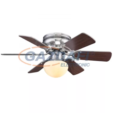 GLOBO 0307WE UGO Mennyezeti ventilátor, 3 forgási sebesség, két irányú forgás, hűtő-fűtő funkció. Ø:760, H:280, exkl. 1xE27 60W 230V