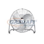   GLOBO 0313 VAN Asztali ventillátor , 44,8cm x 21,5cm , 43,5cm , test: króm , pengék: alumínium