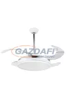 GLOBO 0351 CABRERA Mennyezeti ventilátor lámpával, LED 36W, 6000 K, 2180 Lm, nikkel matt, króm, akril, műanyag
