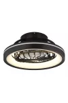 GLOBO 03665 DEANNE LED mennyezeti ventilátor 40W 230V IP20 1xLED fekete d=480 mm 560lm