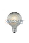 GLOBO 11463 LED Fényforrás dekoratív füstszínű üveg búrával. fényerő-szabályozható. Ø:95, H:135, inkl. 1xE27 LED 4W 230V, 380lm, 2700K