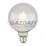   GLOBO 11527 LED Fényforrás átlátszó üveg búrával, Globe kivitelben. Ø:125, H:175, inkl. 1xE27 LED 7W 230V, 750lm, 2700K