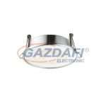   GLOBO 12005 MANDA Süllyesztett lámpa , LED 6W , 4000 K , 400 Lm , króm , alumínium , üveg , K5 kristályok