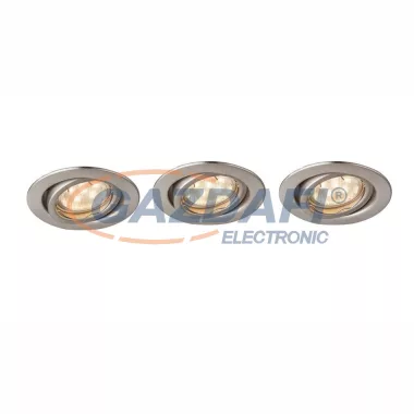 GLOBO 12101-3LED Spotlámpa , LED 3W , 3 x GU10 , 3000 K , 250 Lm , fém , nikkel matt GLOBO 12101-3LED Spotlámpa , LED 3W , 3 x GU10 , 3000 K , 250 Lm , fém , nikkel matt