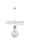 GLOBO 15039 Felix Függeszték , LED 8W , E27 ,2700 K, 776 Lm , króm, alumínium háló, üveg