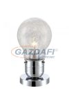 GLOBO 15039T ALEXIS Asztali lámpa, LED 8W, E27, 2700 K, 776 Lm, króm, alumínium háló, üveg