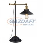   GLOBO 15053T Lenius Asztali lámpa, 60W, E27, fém fekete / antik sárgaréz