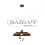   GLOBO 15126H KOVA függesztékes lámpa, 60W, E27, fém, antik ezüst, üveg