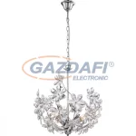   GLOBO 15131 JULIANA Csillár , 40W , 3x E14 , króm , akril kristályokkal