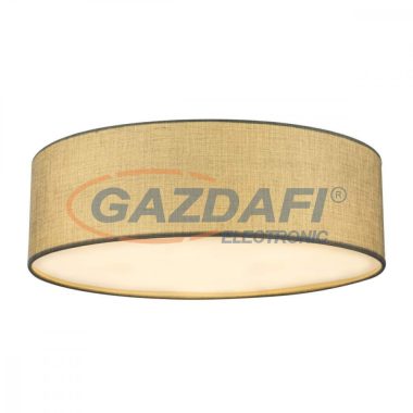 GLOBO 15185D6 PACO Mennyezeti lámpa, 60W, 6x E27, nikkel matt, textil, akril