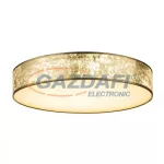   GLOBO 15187D5 AMY Mennyezeti lámpa, LED 80W, 3000-6000 K, 250-4000 Lm, fémfehér, textil, akril, műanyag, arany