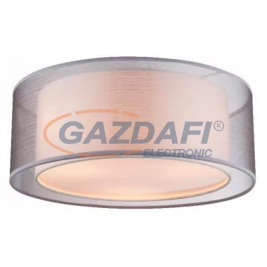 GLOBO 15190D Theo Mennyezeti lámpa, 40W, 3x E14, fémfehér, len, műanyag, akril