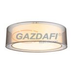   GLOBO 15190D6 Theo Mennyezeti lámpa, 60W, 6x E27, fémfehér, len, műanyag, akril