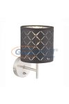 GLOBO 15228W Kidal Fali lámpa, 40W, E14, nickel matt, textile, plastic silver