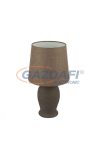 GLOBO 15262T REA Asztali lámpa, 60W, E27, fém, rozsda hatású, kender, kerámia