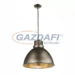   GLOBO 15289G TAGABO Függeszték , 60W , E27 , alumínium, beton optika, króm