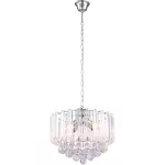   GLOBO 15303 MINNESOTA Függeszték , 40W , 4x E14 , króm/ akril kristályok