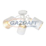  GLOBO 15341-3D BARCA Mennyezeti spot lámpa fém fehér-króm. 3xE14 40W 230V