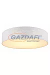 GLOBO 15341D2 BARCA Mennyezeti lámpa fém fehér, akril fehér búra. Fali kapcsolóról 3 lépésben állítható. D:500, H:130, inkl. 1xLED 40W 230V, 1375lm, CCT 3.000-4000-6.000