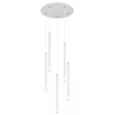 GLOBO 15629W-5 RYAN LED függeszték 4W 230V IP20 5xG9 LED fehér matt d=340 mm