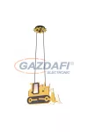 GLOBO 15729 TOOLIES Gyermek függeszték MDF sárga bútorlapból. LxBxH:340x120x1200, exkl. 2xE14 ILLU 40W 230V