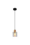 GLOBO 15768 ALEIDIS függeszték 25W 230V IP20 1xE27 fekete d=120 mm