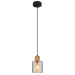   GLOBO 15768 ALEIDIS függeszték 25W 230V IP20 1xE27 fekete d=120 mm