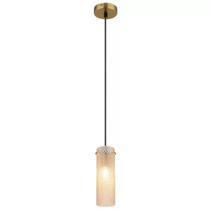   GLOBO 15775H KAROLO függeszték 40W 230V IP20 1xE14 arany  d=100 mm