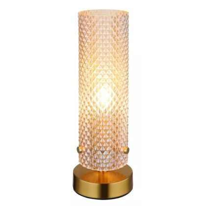   GLOBO 15775T KAROLO asztali lámpa 40W 230V IP20 1xE14 arany  d=100 mm