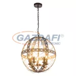   GLOBO 15816-5 Sharin Csillár , 40W , E14 , fém , K5 kristályok