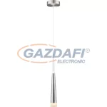   GLOBO 15914 SINA Függeszték nikkel matt akril szatén, D:120, H:1200,1xLED 5W 20V, 400lm, 3000K