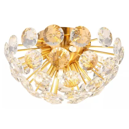   GLOBO 16047D VIRINA mennyezeti lámpa 7W 230V IP20 10xG9 arany  d=390 mm