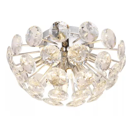   GLOBO 16047DC VIRINA mennyezeti lámpa 7W 230V IP20 10xG9 króm d=390 mm